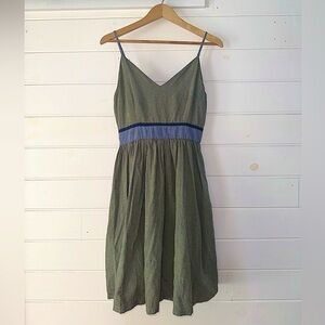 Lindy Bop Vintage Style 1950s Rockabilly Honor Dress Lemon Chambray w/ Pockets!